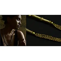 Arundhati . अरुंधती ✺ Brass Dhokra Necklace ✺ 8