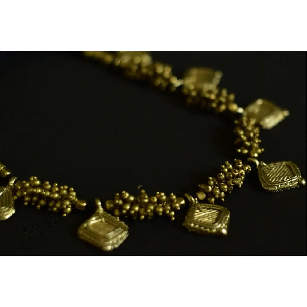 Arundhati . अरुंधती ✺ Brass Dhokra Necklace ✺ 9