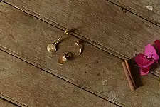 Prabha . प्रभा ❄ Handmade Brass Dhokra Earring - Dangler 