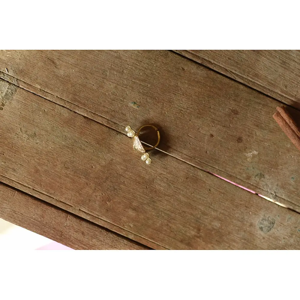 Prabha . प्रभा ❄ Brass Dhokra Ring