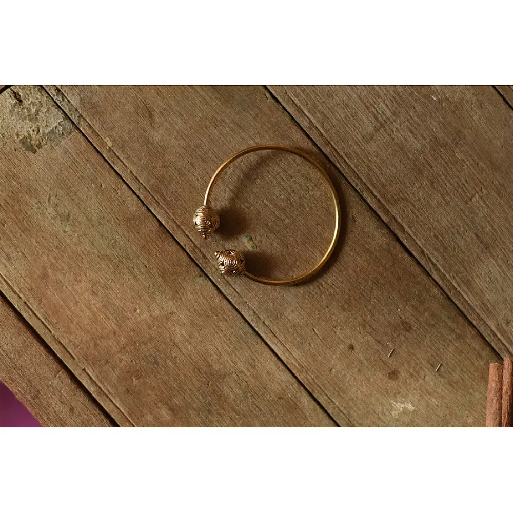 Prabha . प्रभा ❄ Brass Dhokra Bangle 29