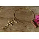 Prabha . प्रभा ❄ Handmade Brass Dhokra - Hasali Type Necklace