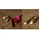 Prabha . प्रभा ❄ Brass Dhokra Stud Earring