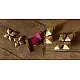 shop Brass Dhokra Stud Earring - Diamond