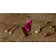 Prabha . प्रभा ❄ Handmade Brass Dhokra Earring - Dangler 