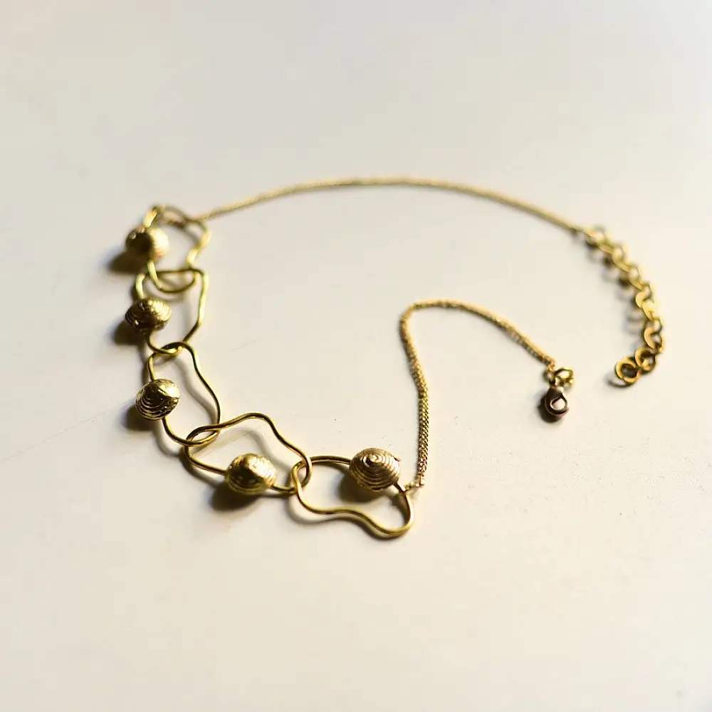 shop Handmade Dhokra ~ Brass Necklace 