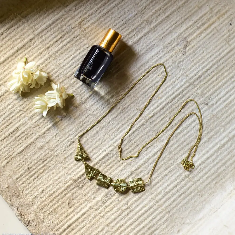 shop Handmade Dhokra ~ Brass Necklace 