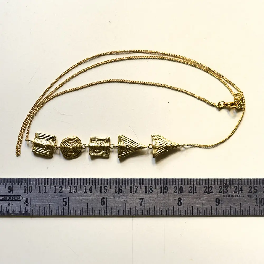 shop Handmade Dhokra ~ Brass Necklace 