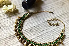 Prabha . Dhokra ~ Brass Necklace 10