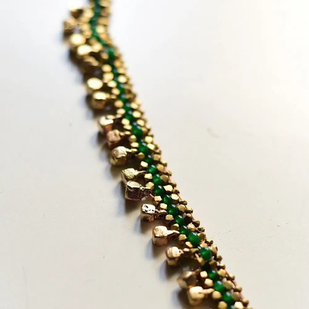 shop Handmade Dhokra ~ Brass Necklace 