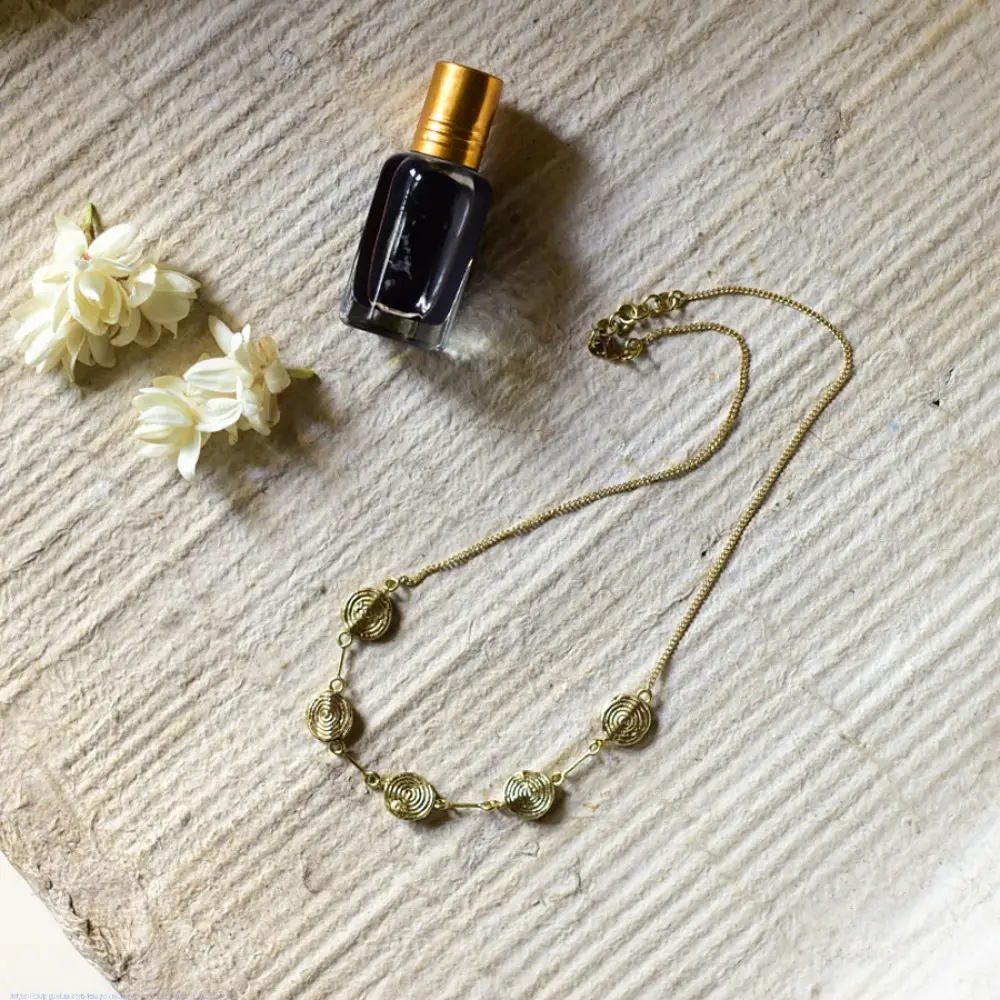 shop Handmade Dhokra ~ Brass Necklace 