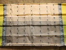 मलय ✽ Handloom Cotton Zari Saree With Buti ✽ 2