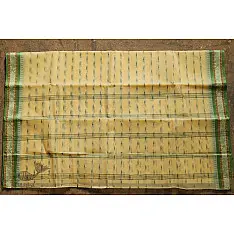 मलय ✽ Handloom Cotton Zari Saree With Buti ✽ 3