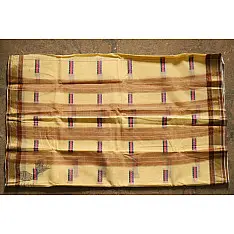 मलय ✽ Handloom Cotton Zari Saree With Buti ✽ 10