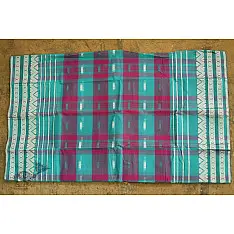 मलय ✽ Handloom Cotton Zari Saree With Buti ✽ 19