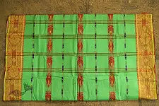 मलय ✽ Handloom Cotton Zari Saree With Buti ✽ 20