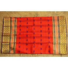 मलय ✽ Handloom Cotton Zari Saree With Buti ✽ 22