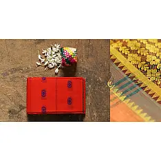मलय ✽ Handloom Cotton Zari Saree With Buti ✽ 22