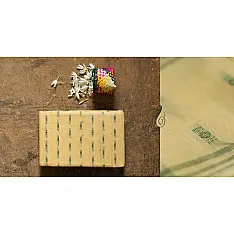 मलय ✽ Handloom Cotton Zari Saree With Buti ✽ 3
