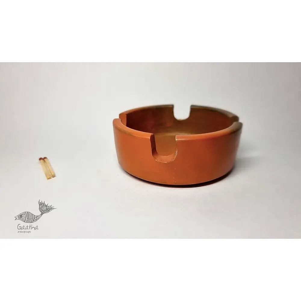 Terracotta Handmade Kitchenware- Ash Tray Symmetrical