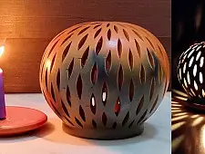 Mittihub ☢ Terracotta ☢ Tea Light Holder - Semi Oval 
