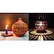 Terracotta Handmade Kitchenware- Tea Light Holder - Semi Oval 