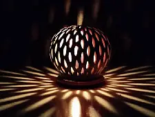 Mittihub ☢ Terracotta ☢ Tea Light Holder - Semi Oval 