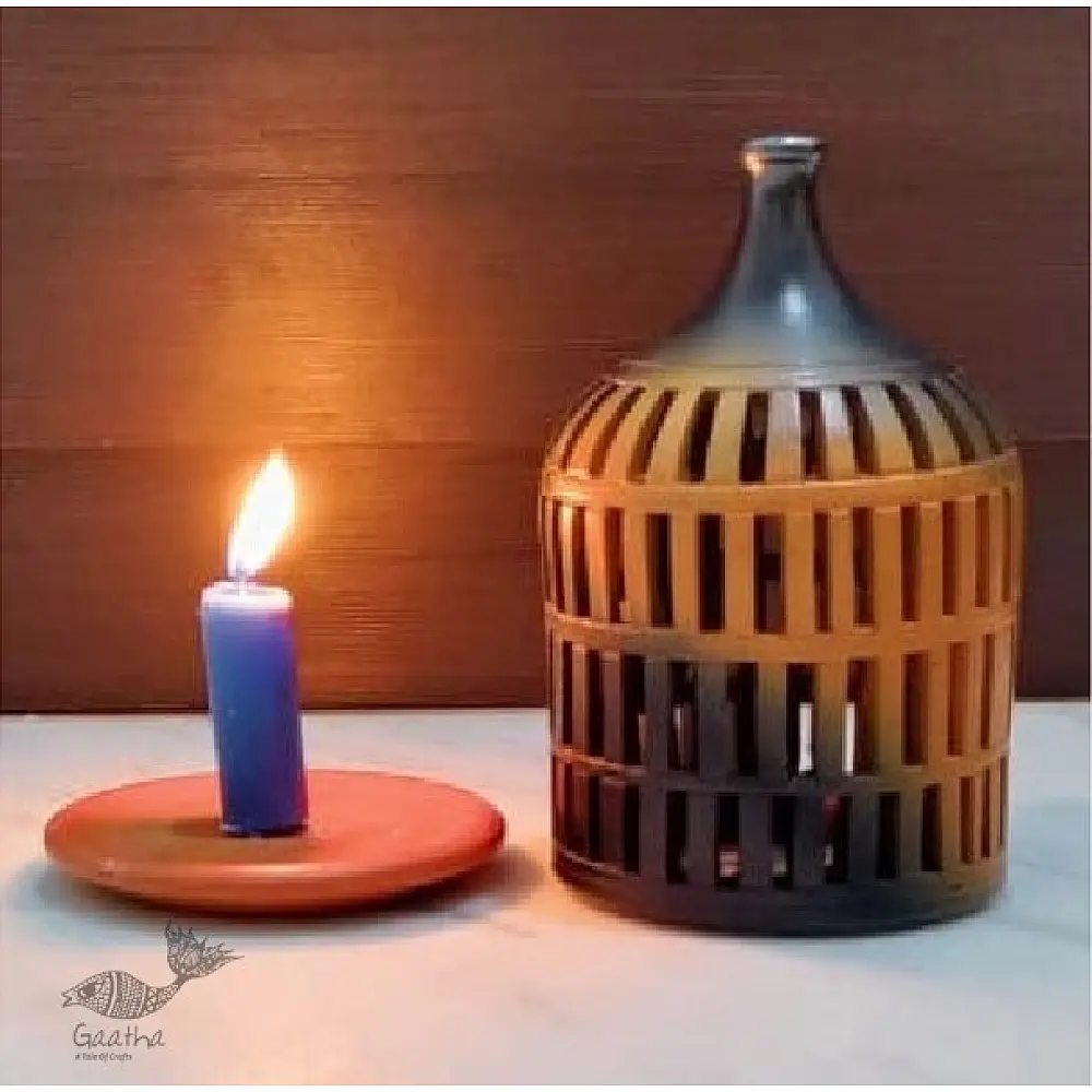 Terracotta Handmade Kitchenware- Tea Light Symmetrical