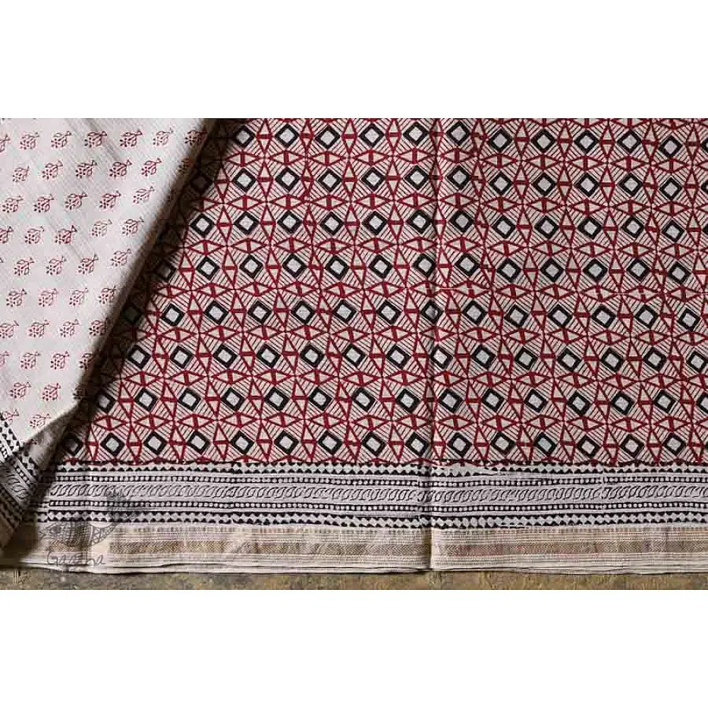 Buy Maheshwari Saree with Bagh Print