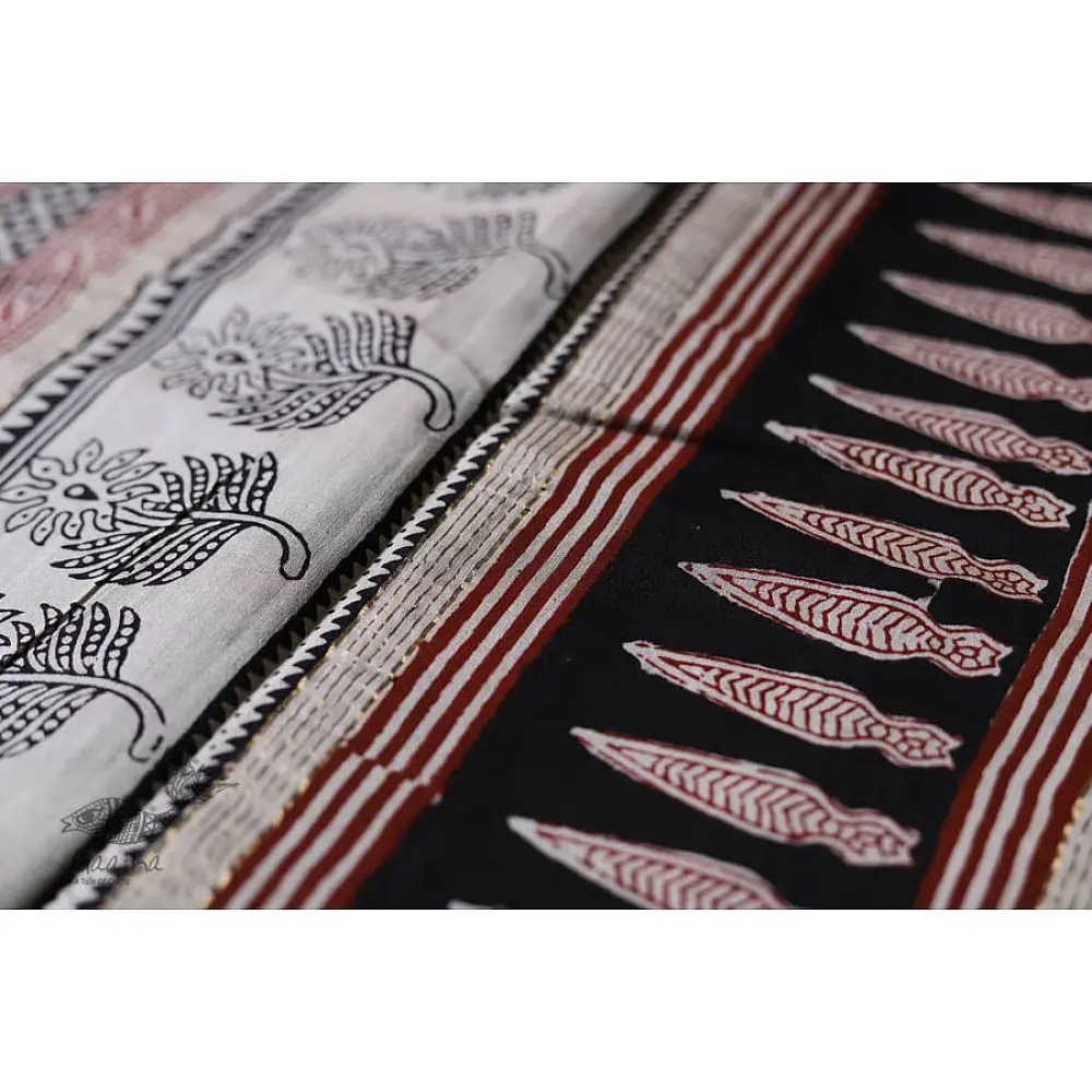 Buy Chanderi Saree with beautiful bagh print