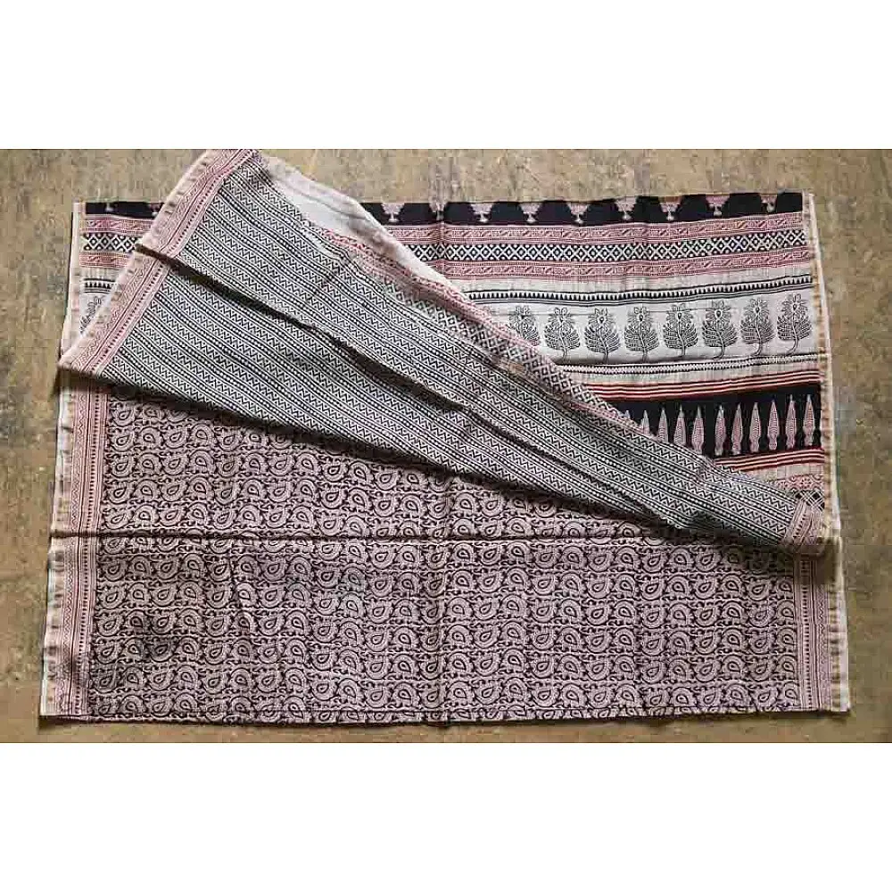 Buy Chanderi Saree with beautiful bagh print