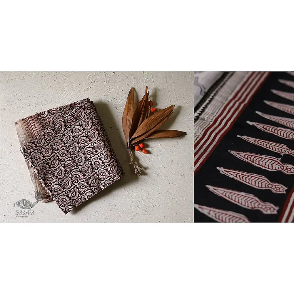 Buy Chanderi Saree with beautiful bagh print