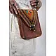 online embroidered leather hand bag