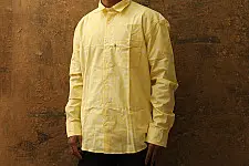 रंगरेज / Rangrez ❂ Block Printed . Fine Cotton Shirt  (Full Sleeve )❂ 16