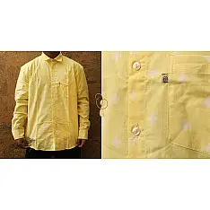 रंगरेज / Rangrez ❂ Block Printed . Fine Cotton Shirt  (Full Sleeve )❂ 16