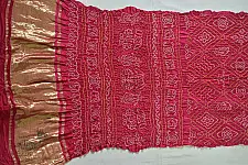 Chit-Chor ⍟ Gajji Silk Bandhani ( Tie & Dyed ) Saree ⍟ 11