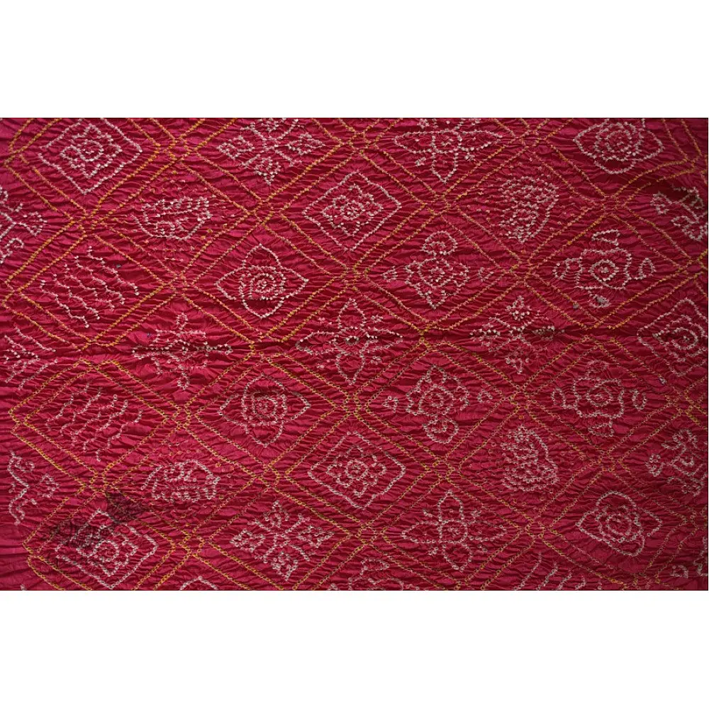 shop online gajji silk bandhni pink saree