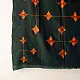 Shop Hand Embroidered Phulkari Soft Wool Shawl - Bottle Green