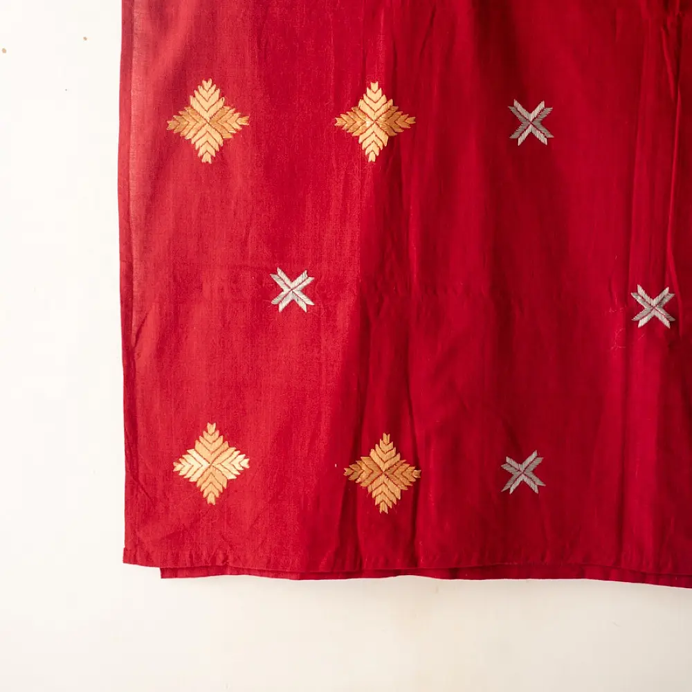 Shop Hand Embroidered Phulkari cotton Dupatta