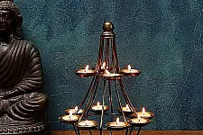 Table Top ~ Wire Tealight Holder 