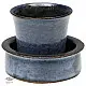 Nakshikathaa | Ceramic Coffee Dabara - Blue