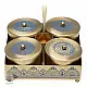 shop online Brass Mukhvas Jars With Holder