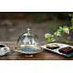 Nakshikathaa ✠ Brass Cake Stand with Glass Cloche ( Three Color Options )