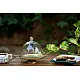 Nakshikathaa ✠ Brass Cake Stand with Glass Cloche ( Three Color Options )