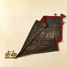 Sair . सैर ~ Block Printed Cotton - Doted Scarf