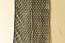Sair . सैर ~ Block Printed Cotton - Moon Ring Scarf