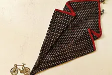 Sair . सैर ~ Block Printed Pure Cotton Doted Scarf