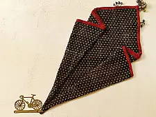 Sair . सैर ~ Block Printed Pure Cotton Doted Scarf
