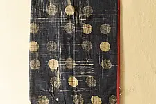 Sair . सैर ~ Block Printed Cotton - Indigo Scarf