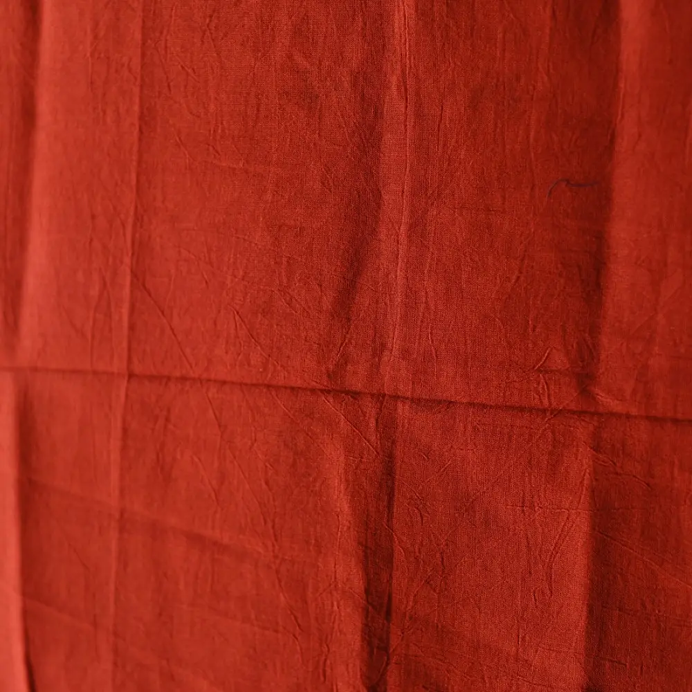 Online Block Printed Pure Cotton Red Scarf